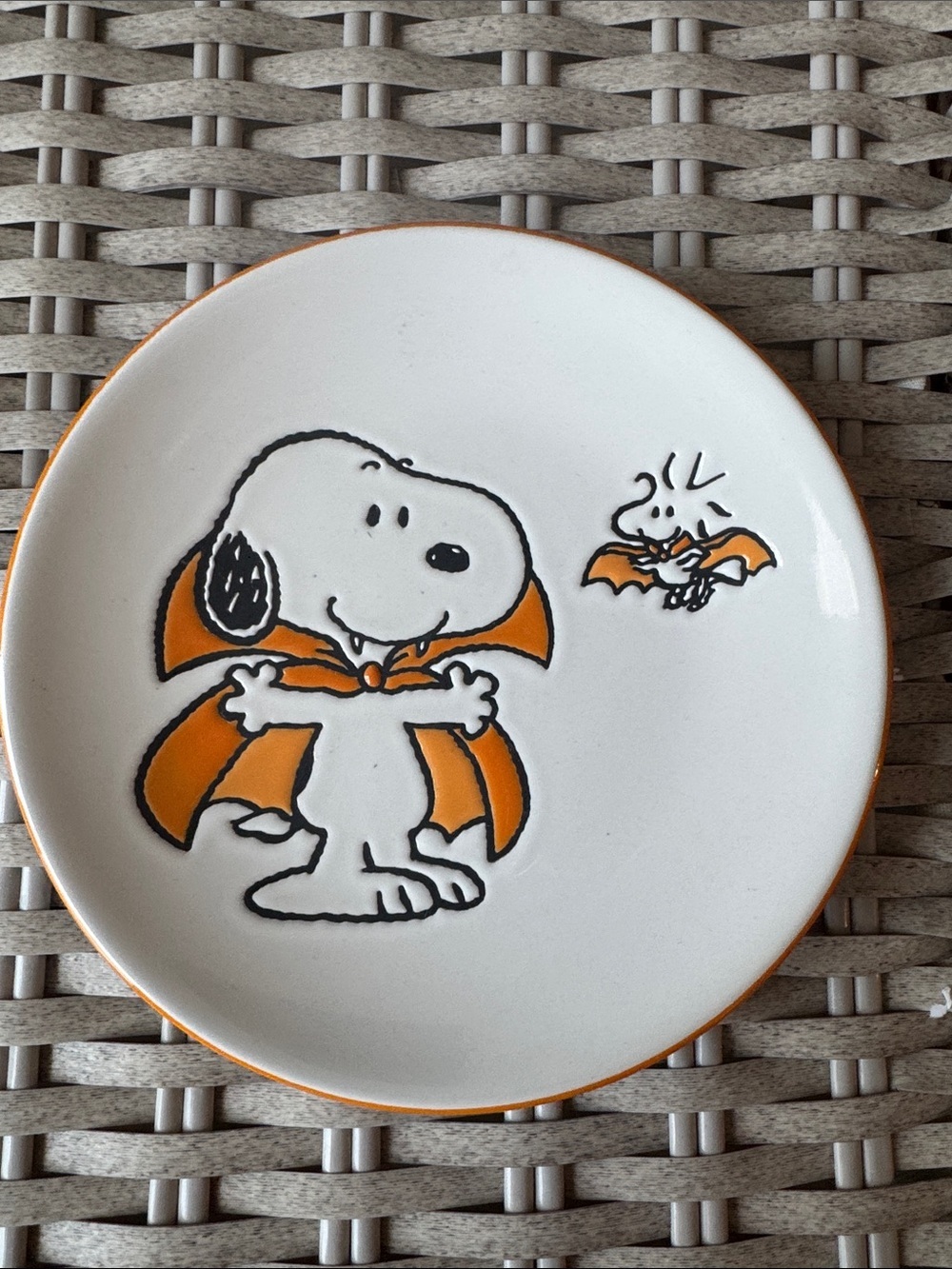 Snoopy Halloween Plate